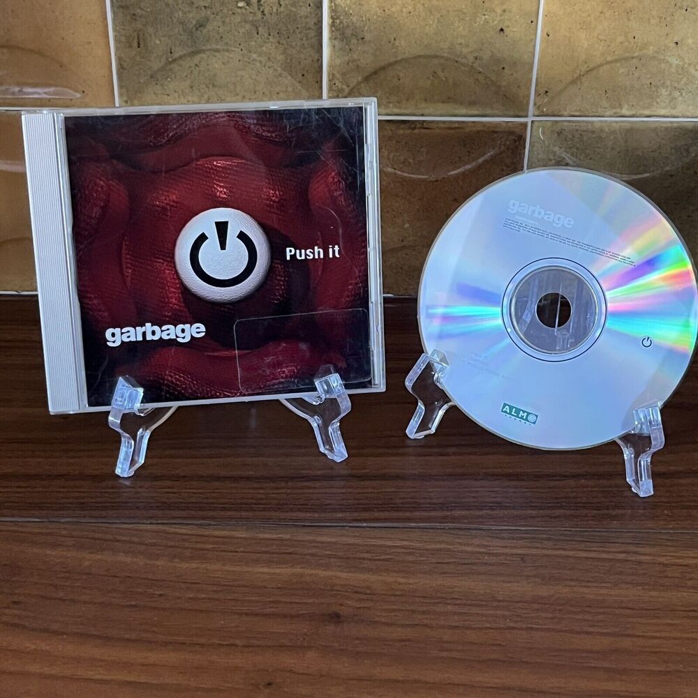 Garbage Push It UK 3 Track CD 1998 Almo Sounds Promo